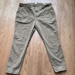 Gap Cargo Pants Women's Size 18 Skinny Ankle‎ Khaki Earthtone